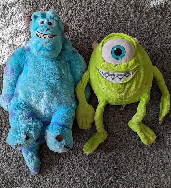 DISNEY PIXAR MONSTERS Inc Giant Mike Wazowski & Sally Plush Soft Toys