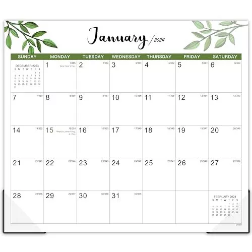 2024 CALENDAR Jan. 2024 to Dec.2024 Fridge Monthly
