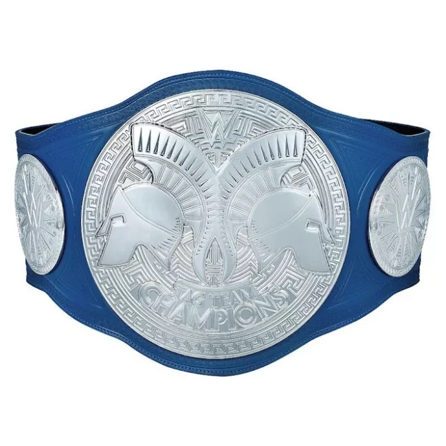 New WWE SmackDown Tag Team Championship Replica Belt 2mm Brass Adult Size