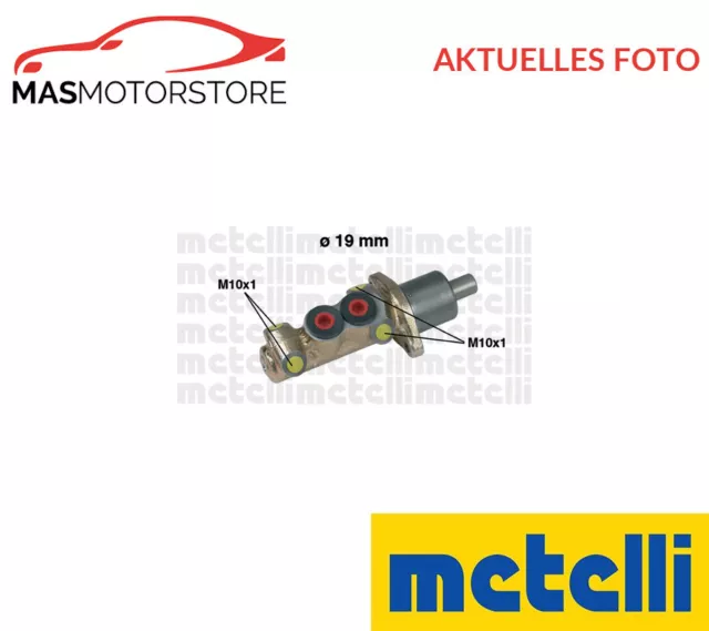 Bremse Hauptbremszylinder Metelli 05-0061 A Für Citroën Ax