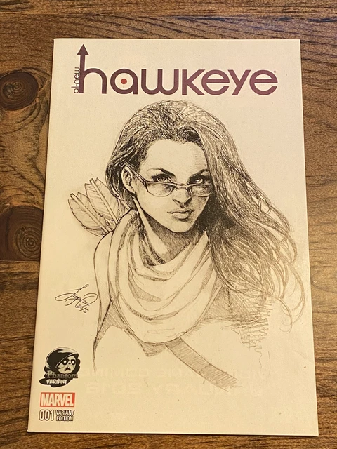 Hawkeye #1 Phantom Sketch Variant Siya Oum Marvel Comics NM Combined Shipping