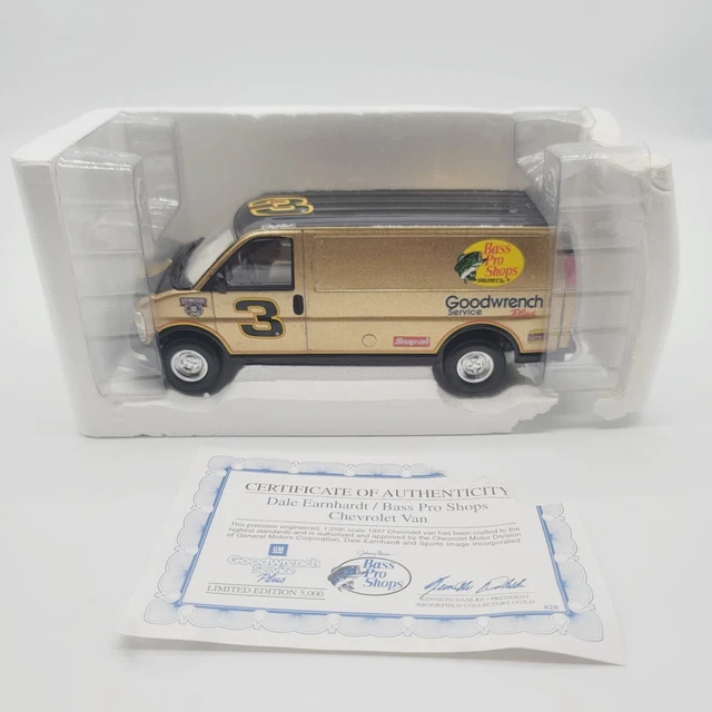 Dale Earnhardt 1:24 1997 Bass Pro Chevy Van by Brookfield Collector's Guild Open