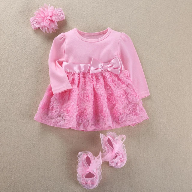 newborn Kids girls infant Girls Baby Birthday wedding Party Costume Tutu Dress