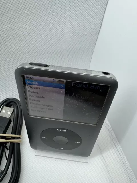 Apple iPod Classic 7. Génération Argent Gris 160GB Occasion État #4455 3