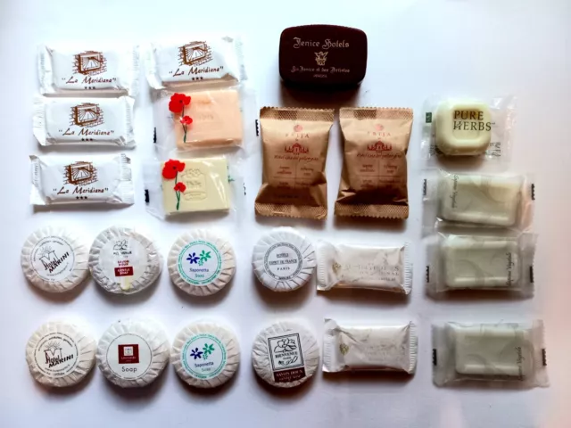 23 saponette mignon Hotel - da collezione