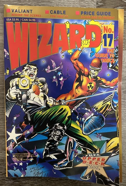 Wizard Comics Magazine Vol 1 No 17 Jan 1993 Valiant Cable Iron Man Bloodshot
