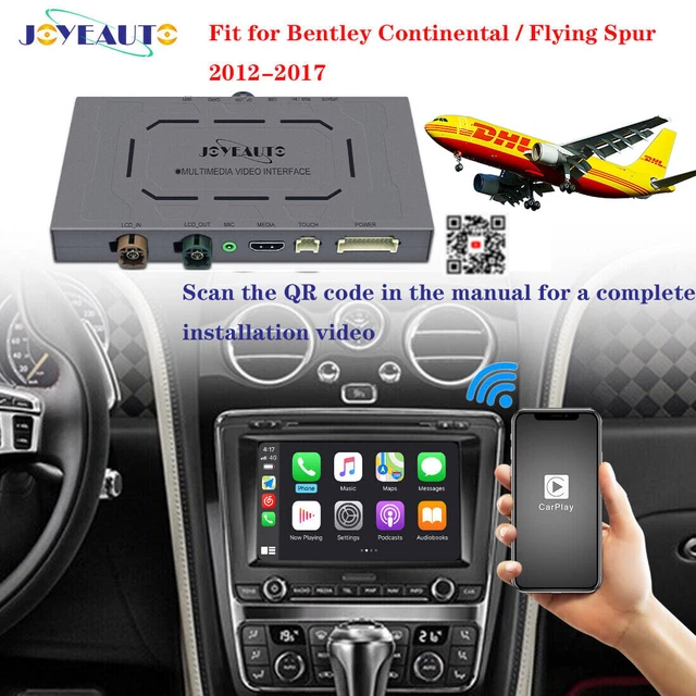 JOYEAUTO OEM WIRELESS Apple CarPlay for Bentley Decoder Retrofit Kit