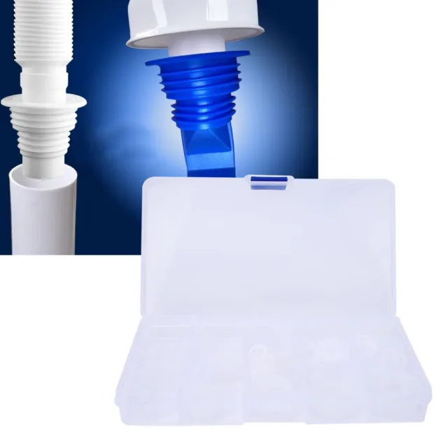 250PCS Nylon Flat Washer Water Pipe Leakproof Sealing Gasket Assortment Kit CAD
