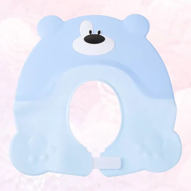1 pieza Shampoo Cap Soft Cartoon Oso Protector de oído de baño ajustable para niños