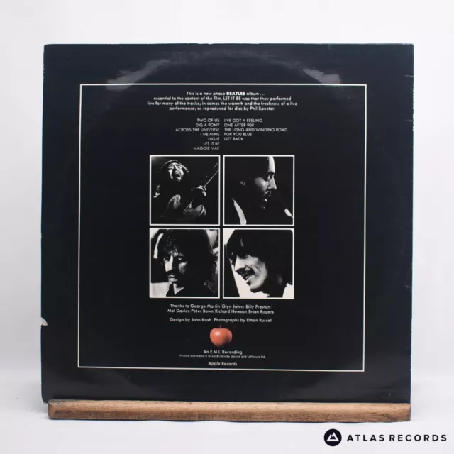 The Beatles Let It Be First Press LP Album Vinyl Record PCS 7096 - VG+/VG+ 3