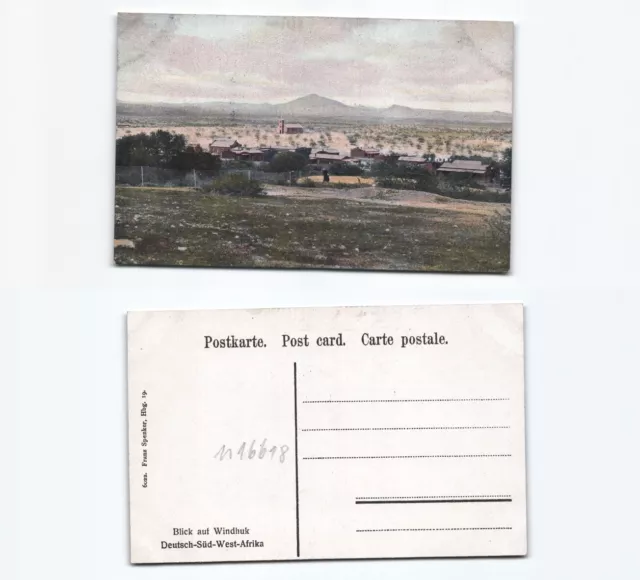(n16618)   Ansichtskarte Windhuk Deutschsüdwestafrika, ungebraucht, Verlag