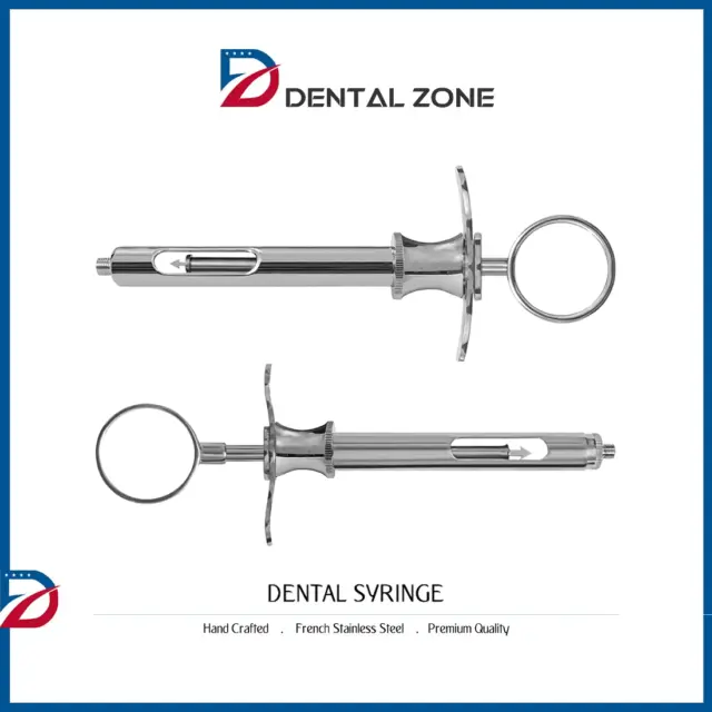 Dental Syringe 1.8Ml Anesthetic Aspirating Instruments “Set Of 2” New