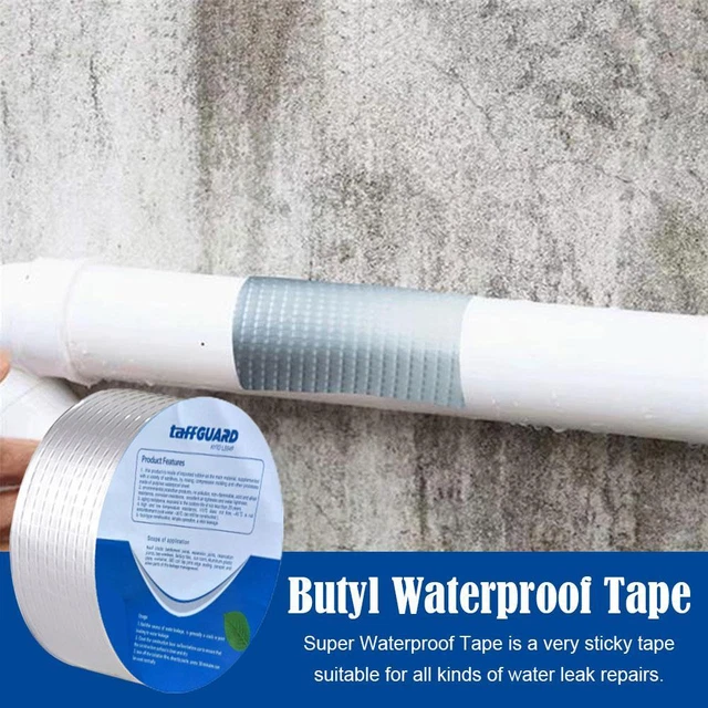 Super Strong Waterproof Tape Butyl Seal Rubber Aluminum Tape Nice Repair G5C9