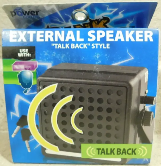Lynco Power Comm External Speaker Talk Back Style 215-41001 For CB Radio Or P.A.