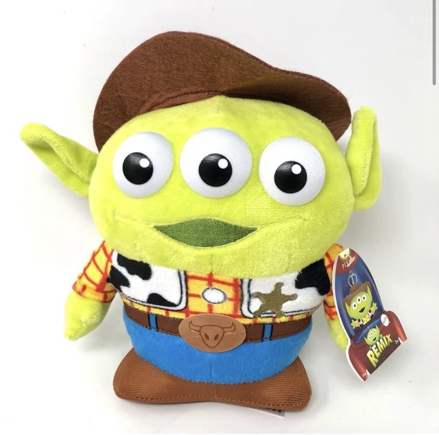DISNEY PIXAR ALIEN Remix Toy Story Alien Woody 8” Plush NEW! 23.95
