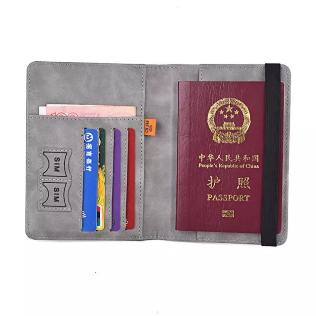 Card Organizer Case Passport Holder Wallet Case Passport Book Passport Cover 3