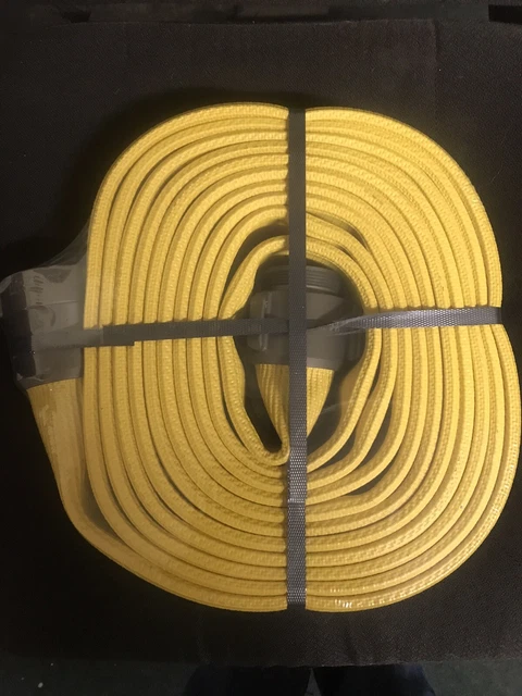 2" X 25' Discharge Water Hose - Heavy Duty Buna-N Rubber NPSH Threaded - 270 PSI