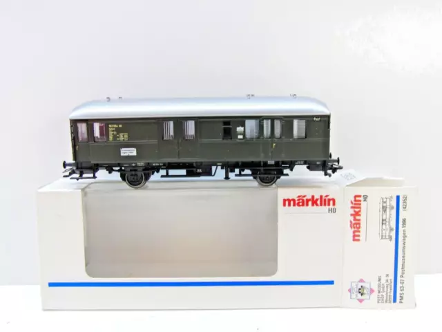 Märklin H0 42352 Postmuseumswagen 1996, PMS, AC, KKK NEM, TOP in OVP #33525