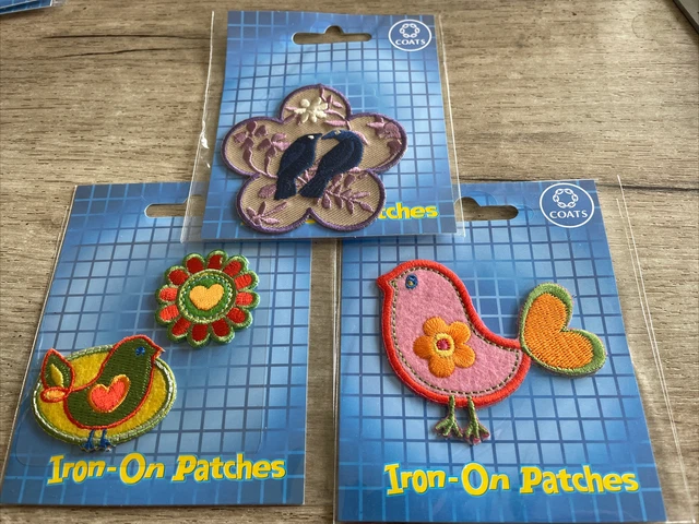 3 Packs Iron On Patches