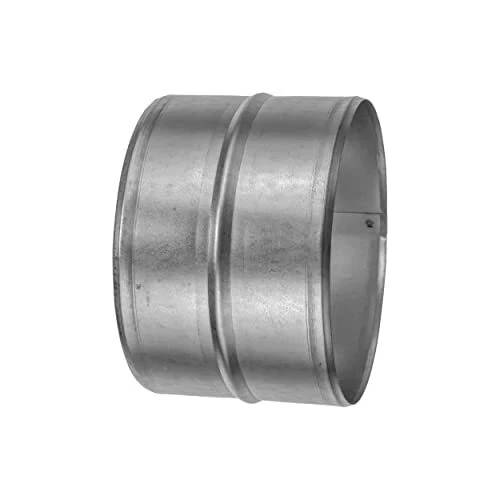 8'' Inch Galvanized Steel Duct Connector - Round Ventilation Duct 200mm / 8" 1