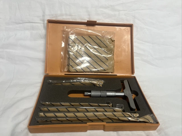 Mitutoyo 129-132 Depth Micrometer 0"-6" X .001", DMC4-6" Mitutoyo 129-132 Depth Micrometer 0"-6" X .001", DMC4-6"