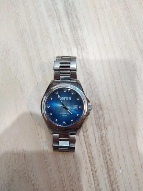 Montre Ancienne Yema Quartz Miniature Dorée - Pour Enfant - Occasion