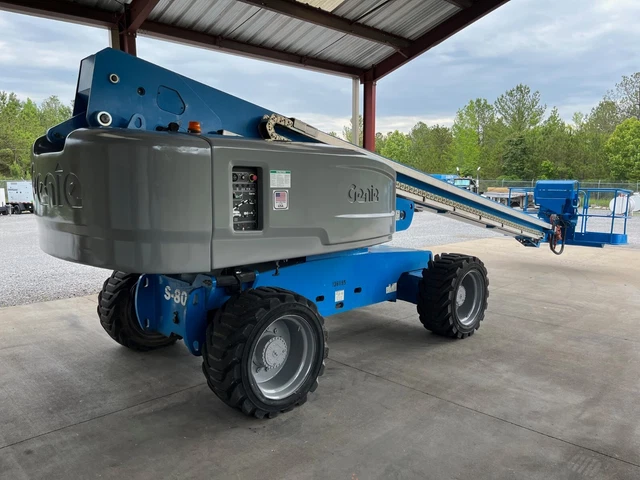 2014 Genie S80X Telescopic Boom Lift 4WD Deutz Diesel