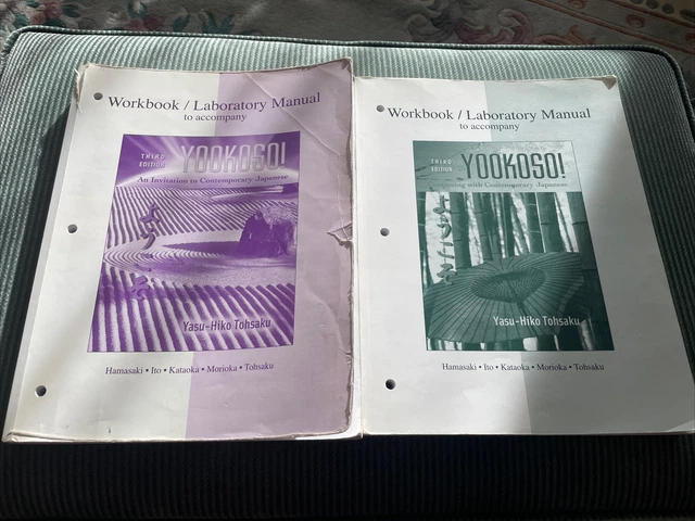 Yookoso! Workbooks 2 Pack- An Invitation to Contemporary Japanese Both Workbooks