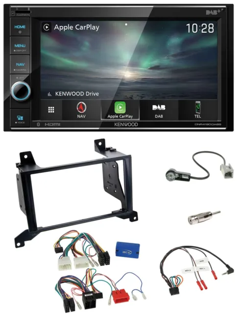 Kenwood TMC Bluetooth 2DIN Lenkrad USB DAB Navigation für Hyundai Santa Fe CM 20