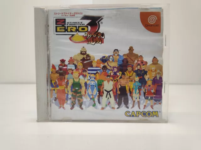 Street Fighter Zero 3 Dreamcast Japanese Import Alpha US Seller Read Tested