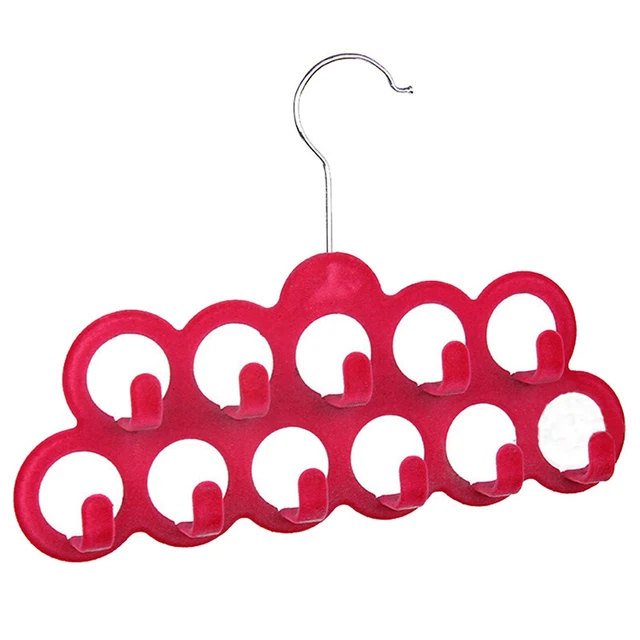 11 fori cravatta cintura scialle sciarpa appendiabiti supporto display organizer armadio ZY