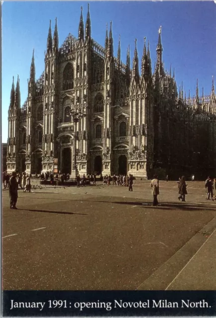 Postcard Italy Milan hotel - Novotel Milan North 1991 opening