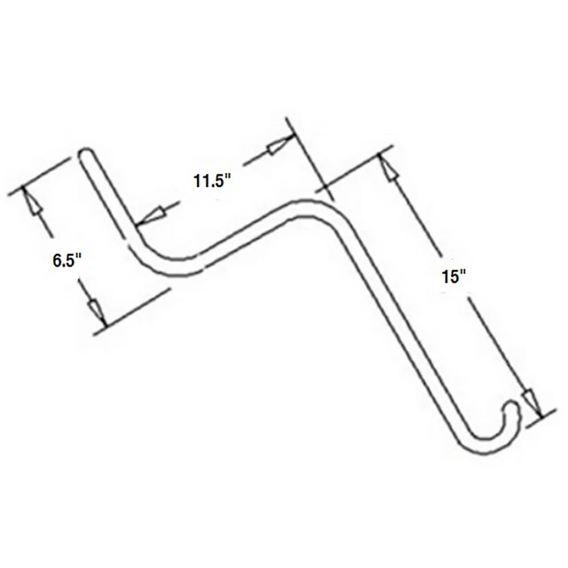 TEOT1E (1) New Rake Tooth Fits Sitrex Models 3737507, 96OT1