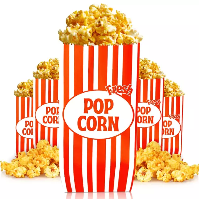 Popcorn Bags - 100-Pack Movie Night Supplies, 1Oz Popcorn Bags Individual Servin
