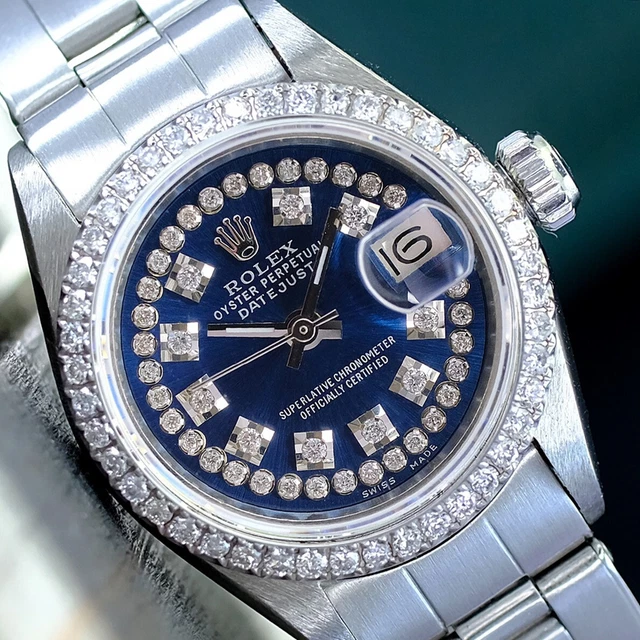 Rolex on sale quadrante blu