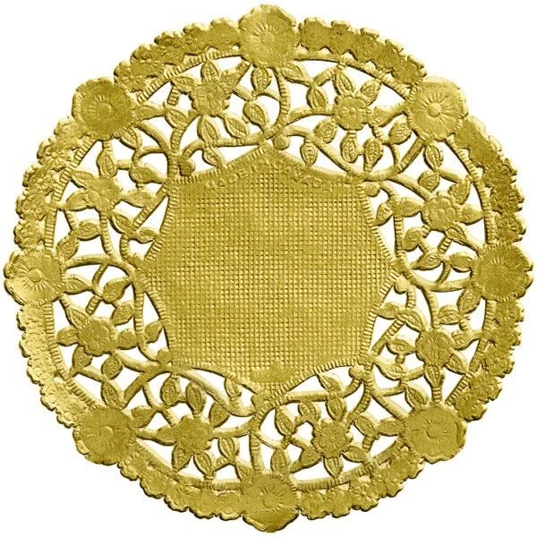4-inch Round Paper Lace Doilies - Pack of 50, Table Decor