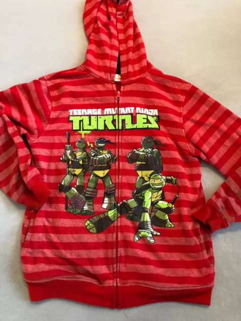 Teenage Mutant Ninja Turtles Youth Boy 18 Full Zip Nickelodeon Hoodie