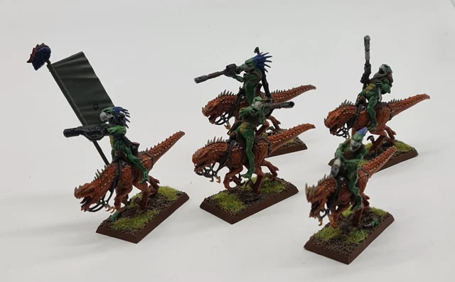KNARLOC RIDERS TRACKER Squad Kroot Warhammer 40K Umbau auf Dunkelelfen ...