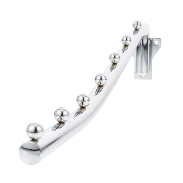 Swing Arm Hooks Hangers Clothes Hanger Hook Wall Mount Clothes Rack No Punching