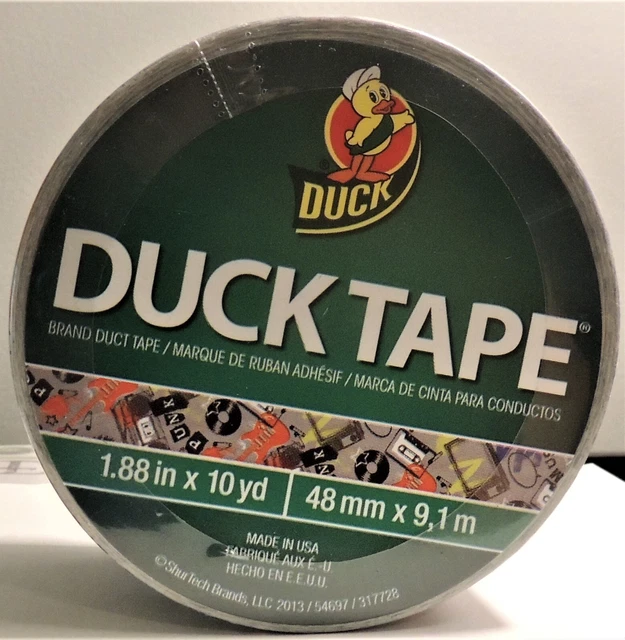 Patterned Duck Tape Music Design 1.88in. x 10yds