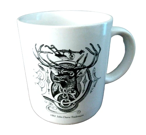 John Deere Service Go With The Green Coffee Mug Model D & Co 1882 Trademark