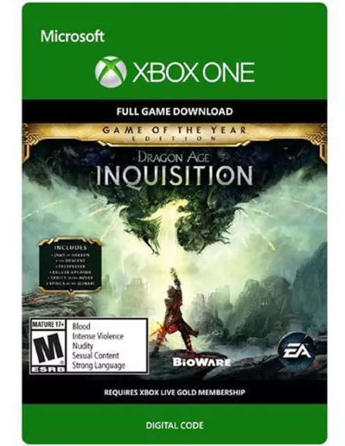 DRAGON AGE INQUISITION GOTY EDITION Xbox One / Series X|S Key  ☑VPN ☑No Disc