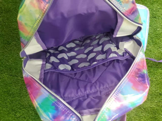 Wonder Nation, Kids, Girls' Purple Tie Dye Love Backpack. 2 piece. Wristlet. NWT 3