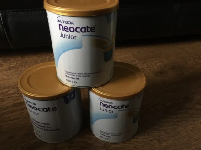 3 latas de neonato Nutricia 400 g sin sabor