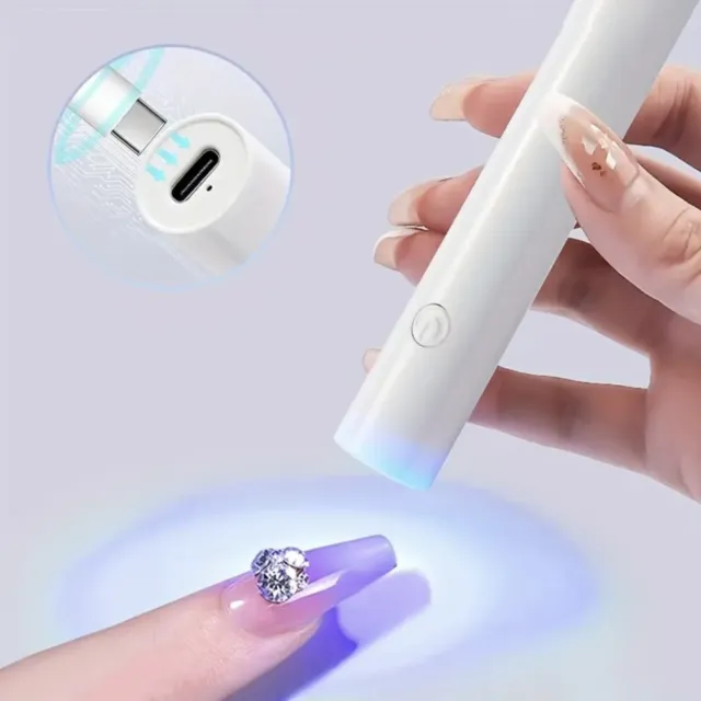 Drahtlose Mini UV-Nageltrockner-Lampe für Unterwegs (LED Nagellampe Gelnägel)