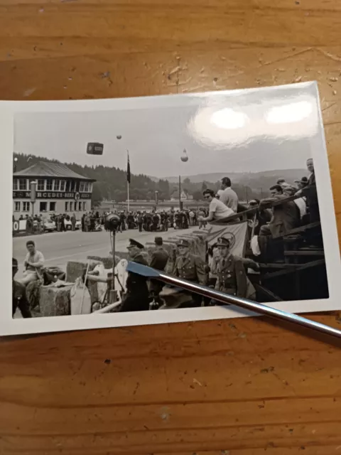 altes Foto Autorennen Rallye Stuttgart Solitude Motorrad  Photo FA