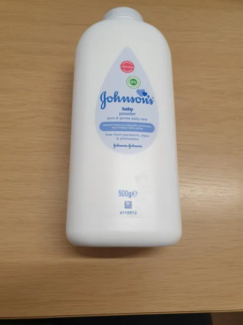 1 X Johnson's Baby Powder. OLD STYLE TALC NOT CORN - 500g JUST £8.49 FREE POST