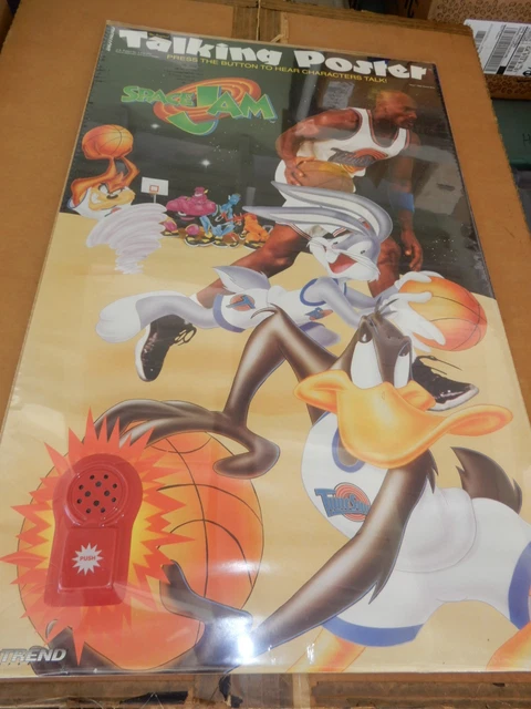 SPACE JAM マイケル・ジョーダン トーキング ポスター SPACE JAM マイケル・ジョーダン トーキング ポスター Vintage