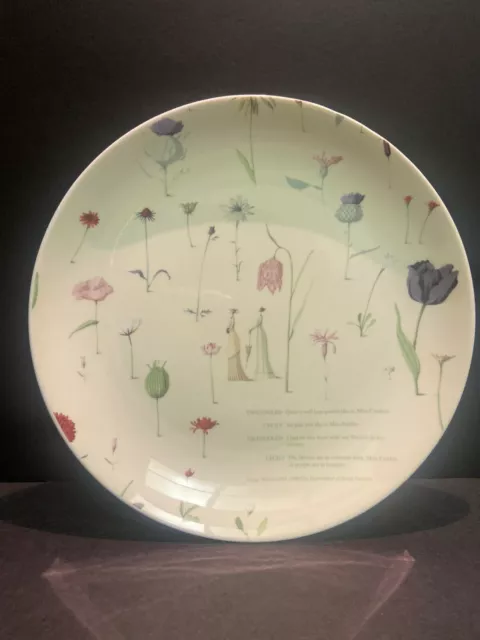 PORTMEIRION - Laura Stoddard " Up The Garden Path" H.T.F 9"  Plate
