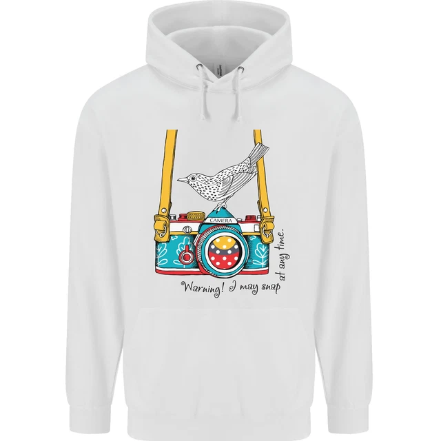 Camera With a Bird Photographer Photography Childrens Kids Hoodie
